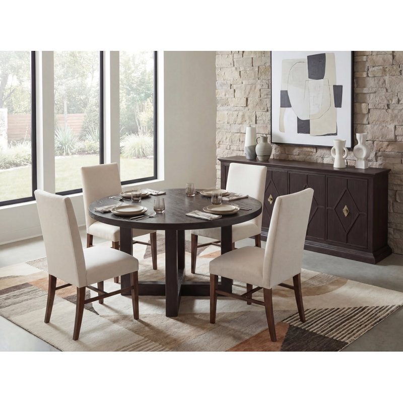Driftwood 60" Round Dining Table, 30" H x 60" W x 60" D