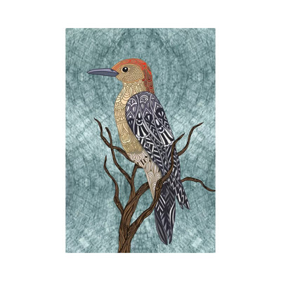 Woodpecker Bird by Angelika Parker - Wrapped Canvas Gallery-Wrapped Canvas Giclée