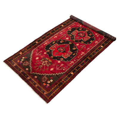 McCrackin One-of-a-Kind 5'9" X 11'6" 2010s Runner Wool Area Rug in Maroon