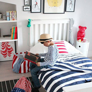 A colourful kid's room by Little Big Bell