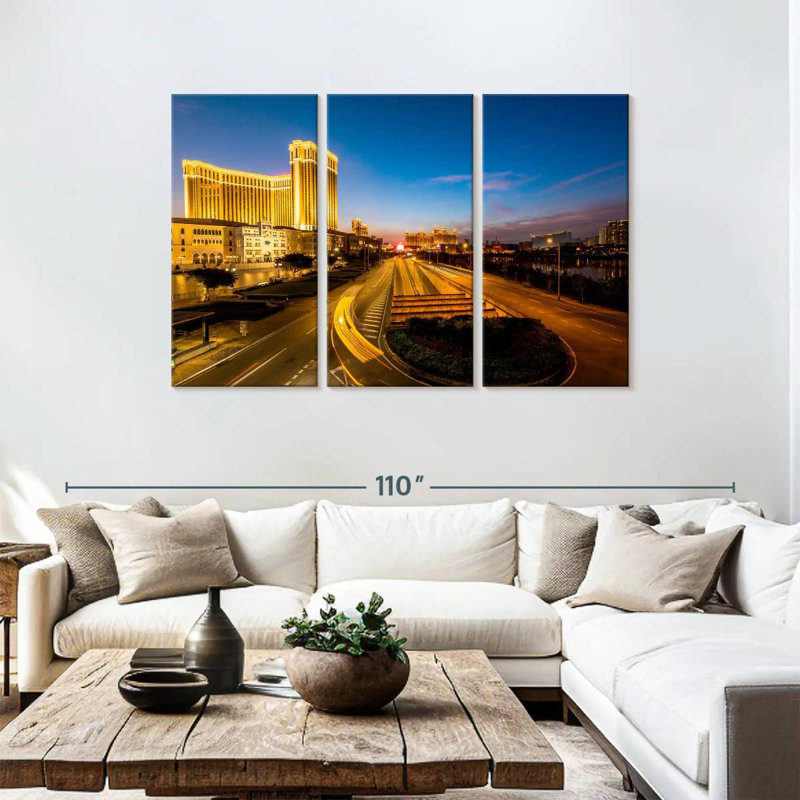 Macau, 48" H x 74" W