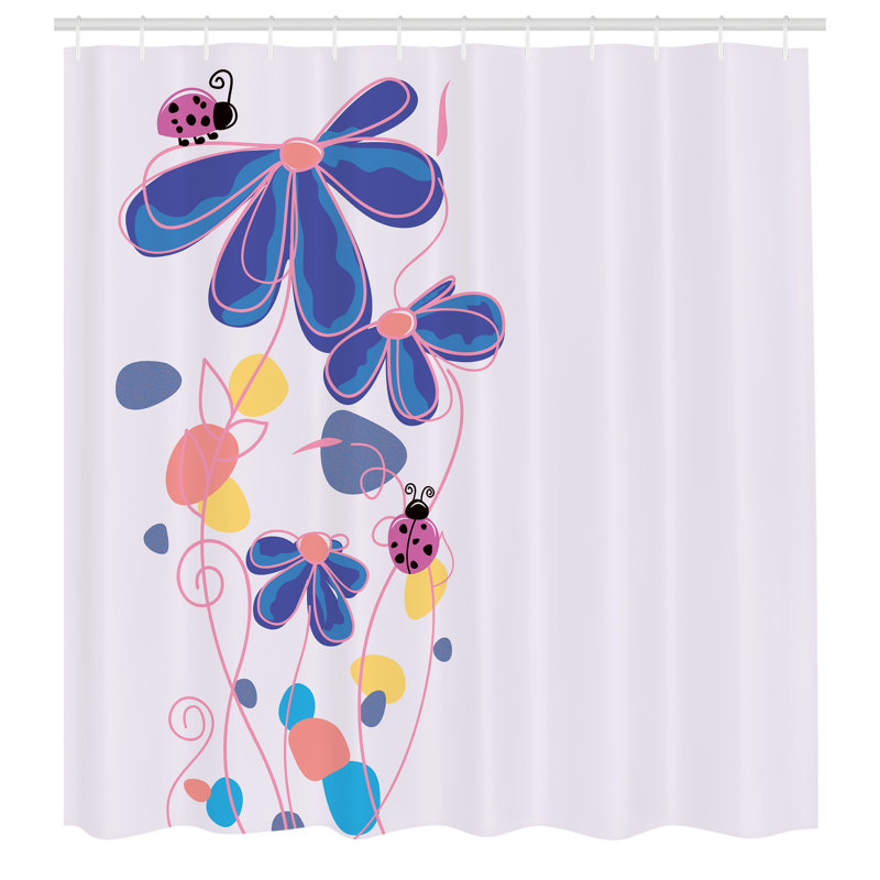 Ensemble de rideau de douche Kids, 69"H x 75"W, Violet foncé
