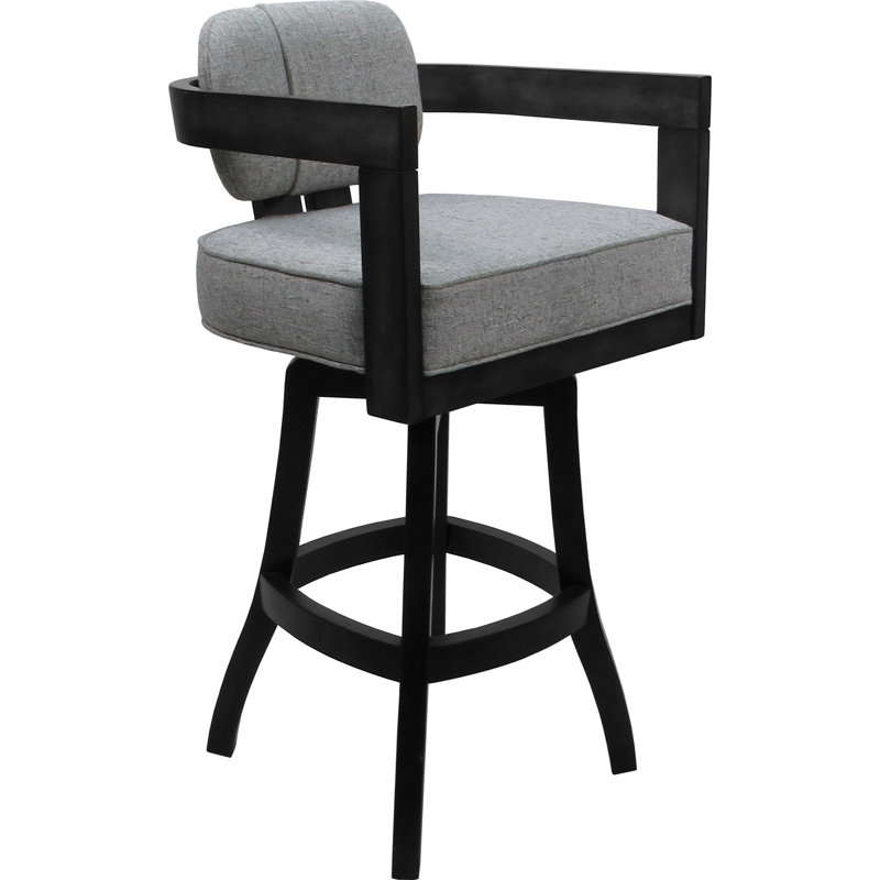 Ardoise Hemsath - gris - assise de 34 po, Cream Seat/Grey Frame