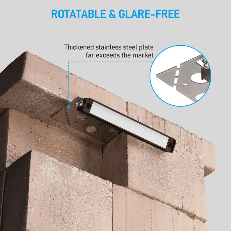 Led Low Voltage Hardscape Lighting, 7 Inch 3W/4W/5W Retaining Wall Light, 5000K Daylight