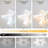 30.7In Ceiling Fan With Lights, Remote Control 3 Color Temperatures,6 Gear Wind Speed Fan Light-125784090