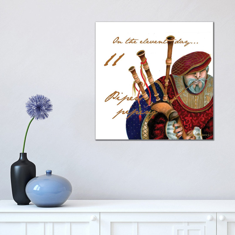 Eleven Pipers Piping by Janice Gaynor - Wrapped Canvas Print, 45.72 cm H x 45.72 cm W x 1.91 cm D