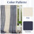 Semi Sheer Grommet Linen Chris Stripe Patterned Curtains-405780306-405780304