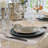 Polyester Striped Rectangle Placemat