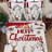 Beige Microfiber Reversible Quilt Set Chritmas Bedding Set-109838181