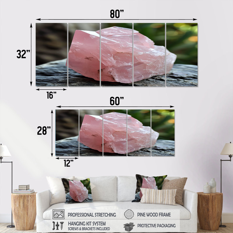 Ensemble de 5 décorations murales Estrela, H 32 po x l 80 po