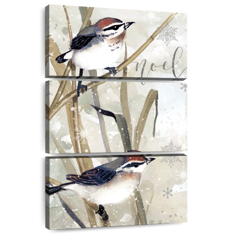 Lelend Winter Birds Noel, 65" H x 42" W