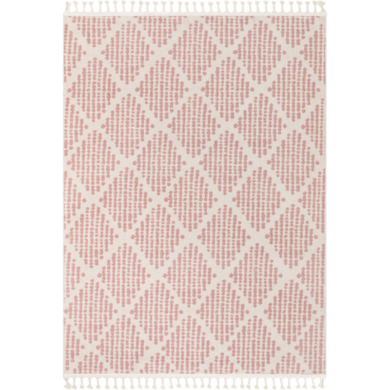 Loop-De-Loop Geometric Synthetic Area Rug, Rectangle 120 x 180cm