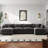 Modern Chenille Loveseat Sofa Couch With Ottoman-1360277065-1360277066