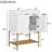 Saroj 24 " W Freestanding Standard Free Standing Single Double Single Vanity Bathroom Vanity With Ceramic Top