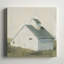 «Serene Barn I», reproduction de peinture acrylique sur toile tendue-963519635