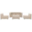 Lavard Fabric 5 - Person Seating Group with Cushions-421920679