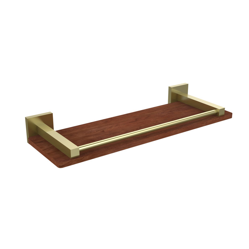 Haranu Bracket Shelf, Satin Brass