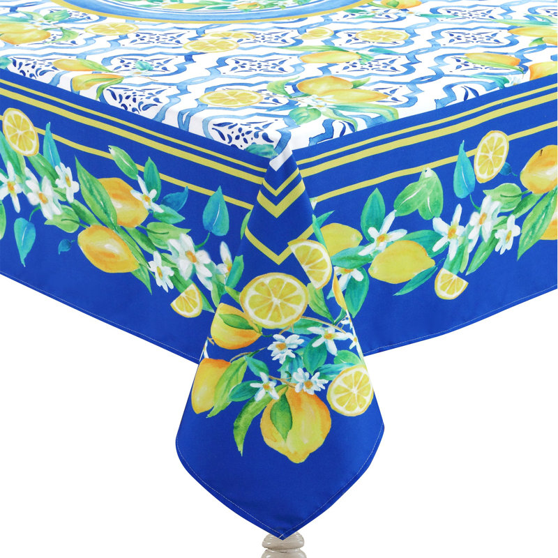 Lovely Lemons Tablecloth, 70" x 120"
