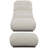 Ortegon Upholstered Accent Chair with Ottoman