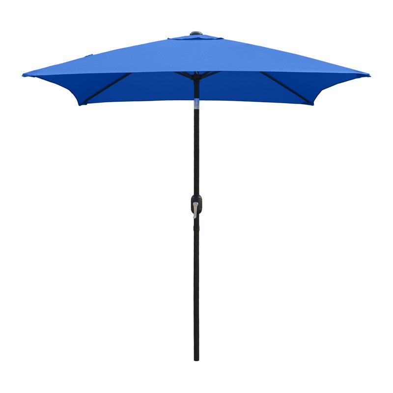 Parasol de marché carré 6,5 pi Tempo, Bleu