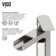 Vinca 18" L x 14" W x 5" H Rectangular White Matte Stone™ Vessel Bathroom Sink with 10" H Faucet
