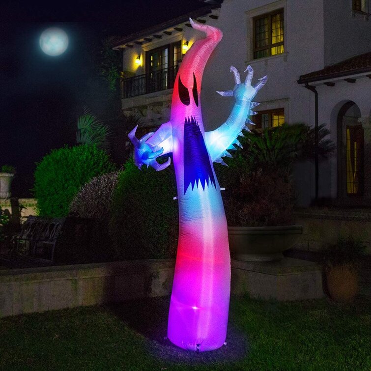 Halloween Inflatable Led White Ghost