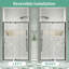 Porte de douche en verre 38-42 "x H 71" Piovt