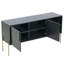 Buffet polyvalent de style Mid-Century ou meuble télé avec beaucoup de rangement pour le salon et la cuisine