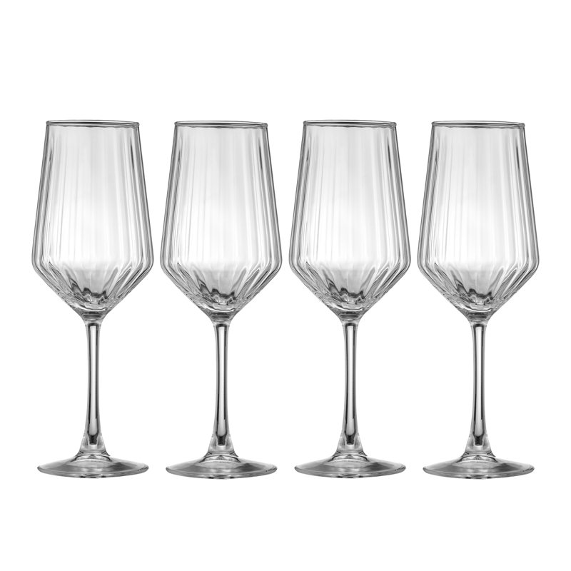 Ravenhead Luxe Wine Glasses, 400ml, White