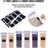 Cereal Containers Storage Set - 6 Piece Airtight Large Dry Cereal Storage Containers(135.2Oz), BPA Free Dispenser Plastic Cereal Storage Containers With 16 Labels & Pen