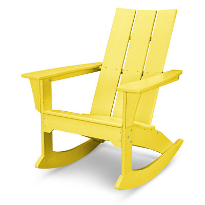 POLYWOOD® Modern Rocking Adirondack Chair