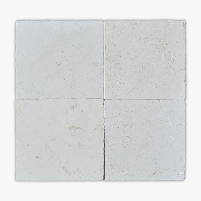 Symra Shell Tumbled 12x12 Limestone Paver