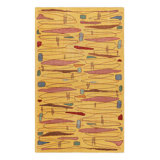 One-of-a-Kind 4'1x7' Hand Knotted Area Rug