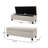 Tais Linen Upholstered Storage Bench-1708209906