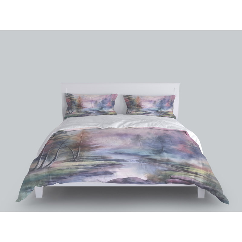 Abstract Duvet Cover, King Duvet Cover + 2 King Shams