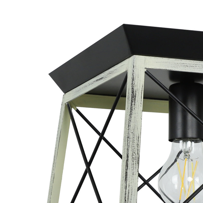 Luminaire suspendu géométrique à 1 lumière Iversen