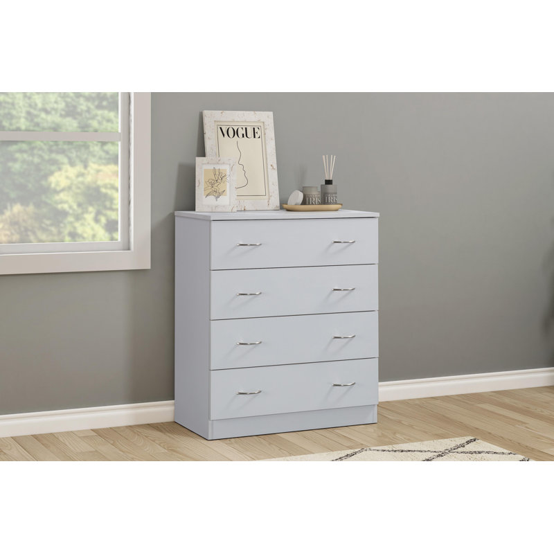 Dawon 4 - Drawer Dresser, White