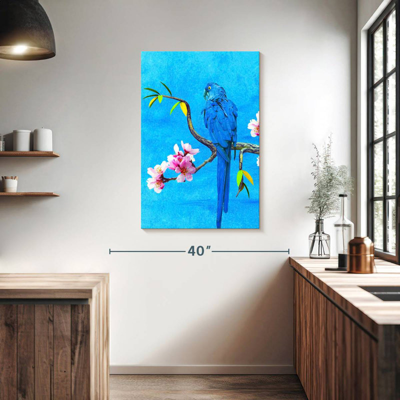 Brampt Spring Bird And Flower, 39" H x 26" W