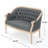 Atenea 49.5'' Upholstered & Birch Wood Loveseat-1685946080-1667487405