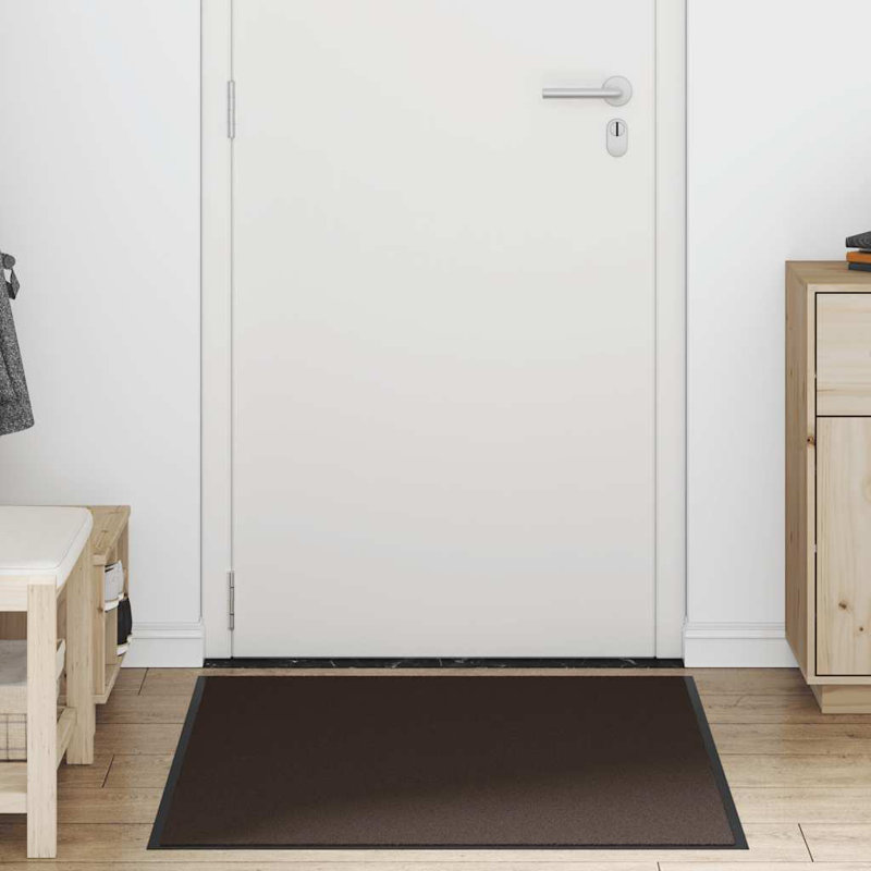 Doormat Non-Slip, Brown, 80cm W x 120cm L