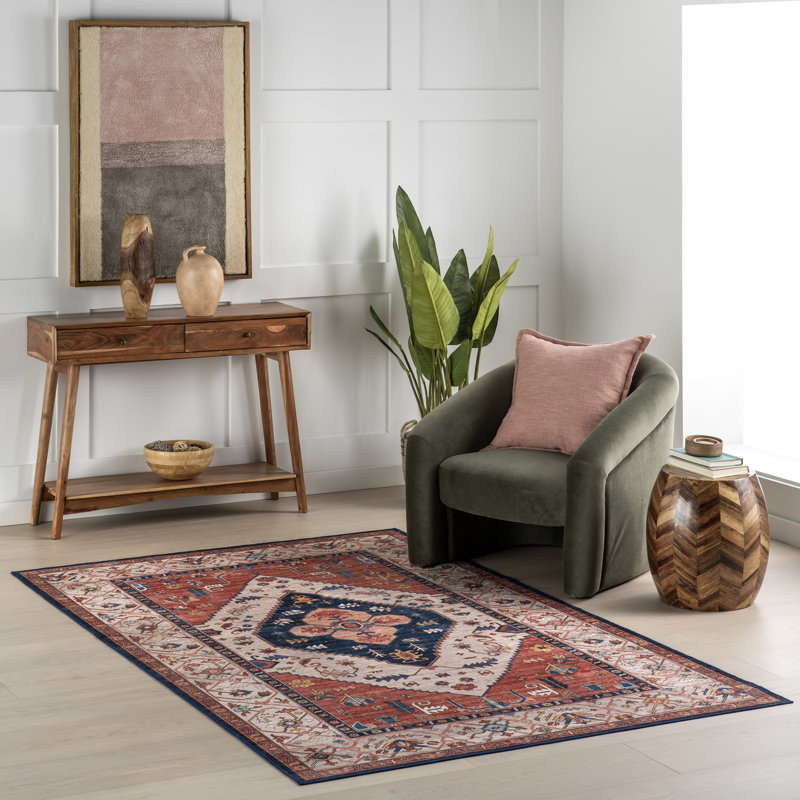  SplashGuard Machine Washable Area Rug, Runner 2'6" x 10'