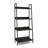 4 Tier Ladder Bookshelf, Bookcase Shelf Storage Rack Organizer, Black-370006345