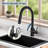 Kitchen Sink Faucet With Pull Down Sprayer-125368335