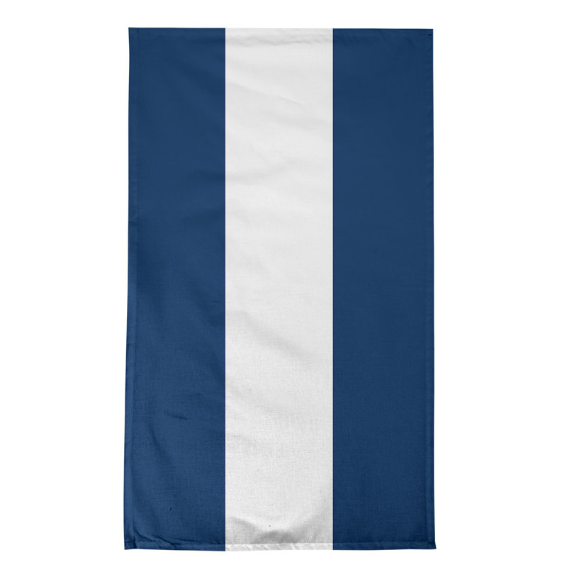 Stripe Tea Towel Kitchen Towel, Cotton, Navy/White/Navy Utah Basketball