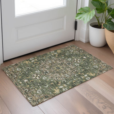 Tapis traditionnel lavable à la machine intérieur / extérieur ACN2463