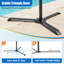 Porte-serviettes de piscine 60 po en métal, 5 barres autoportantes avec base triangulaire stable pour piscine, spa et spa