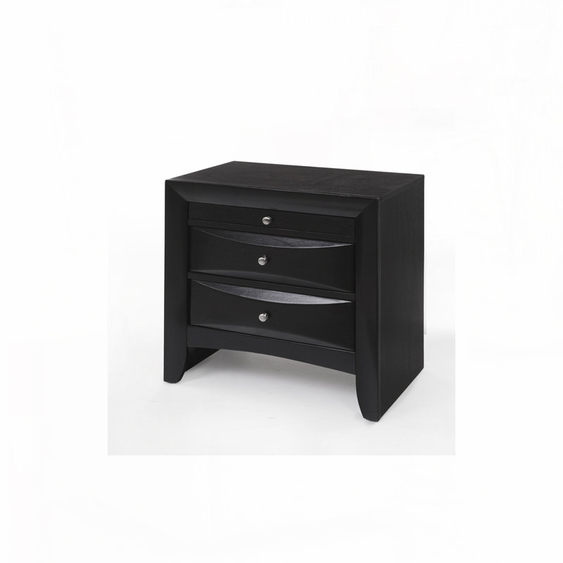 Table de chevet noire, Noir