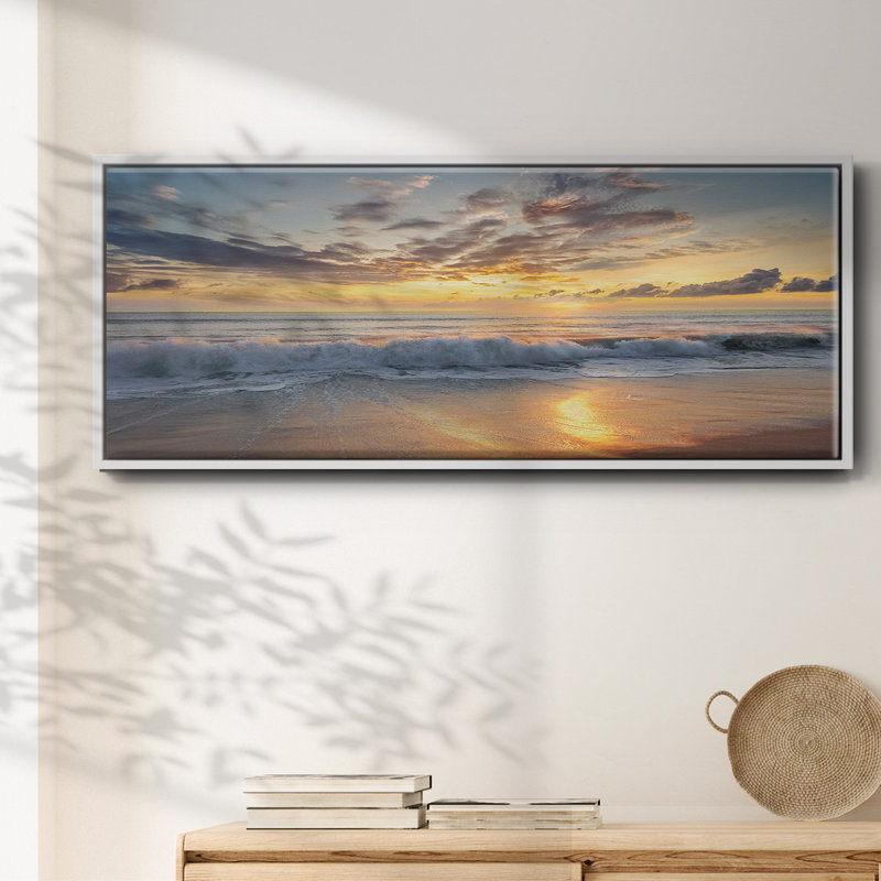 Toile encadrée de qualité supérieure Azio Island - prête à être accrochée, H 12 po x l 30 po x P 1,5 po