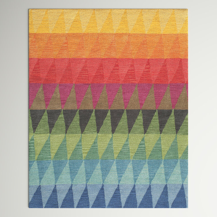 Javeed Geometric Handmade Wool Rug