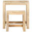 Tables gigognes en verre Ninad